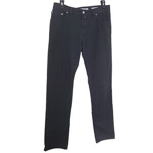 Pierre Cardin Men’s Straight Jeans black Cotton Size (W36/L36) Deauville pants